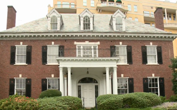 Historic Buckhead Mansion Entrance