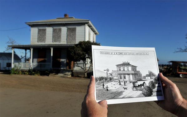 1883 Sketch Day House - San Buenaventura Conservancy